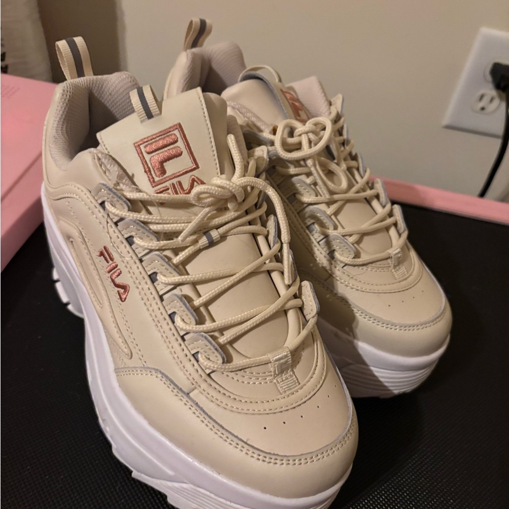 Fila Women's Beige Sneakers